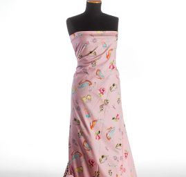 Bavlněné látka vzor sluneční brýle/botičky lodičky