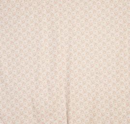 Bavlněná látka květinový paisley vzor růžový