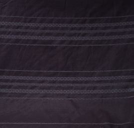 Hedvábný žakár proužky tmavě hnědý