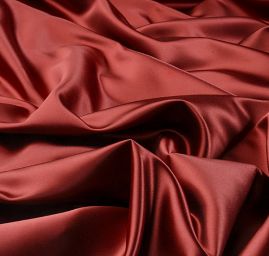 Satén nepružný duchesse lesklý bordó