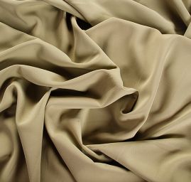 Kostýmová letní látka pastel sv. khaki zelená