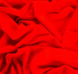 Kostýmová letní látka pastel červená