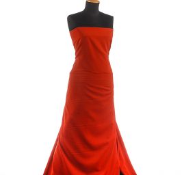 Kostýmová letní látka pastel skořicová  