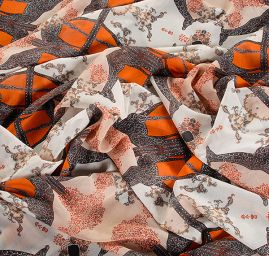 Žoržet digitální tisk žirafy