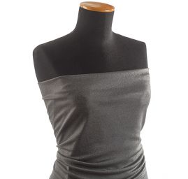 Úplet lamé šedostříbrná antracit