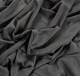 Úplet lamé šedostříbrná antracit