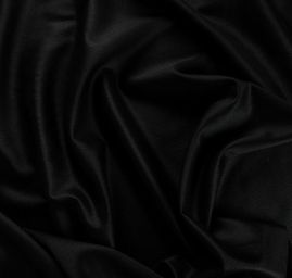 Obleková fraková látka panenská vlna černá