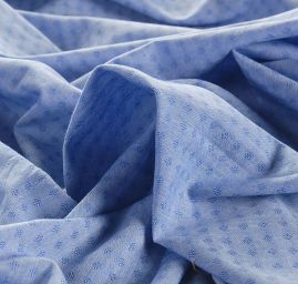 Bavlněná košilová látka drobný vzor