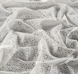 Krajka madeira drobné květy