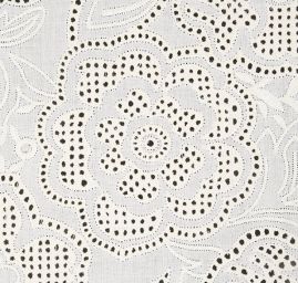 Krajka madeira vyšívaná bordura smetanová