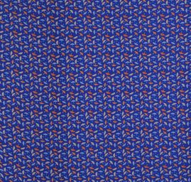 Šifon jemný se vzorem deštníků