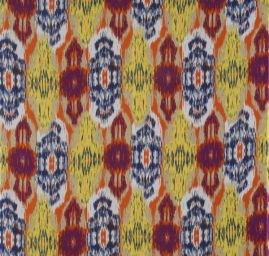 Šifon jemný barevný duhový