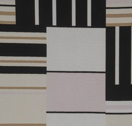 Šifon retro geometrický vzor pruhy