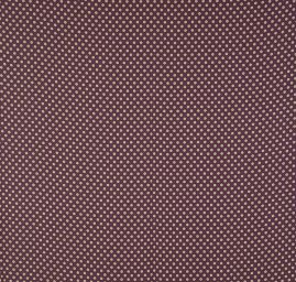 Šifon vzor puntík smetanový na růžovofialovém 