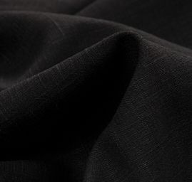 Len pružný viskoza směs barvy černé