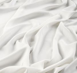 Košilová látka směs bavlna viskoza slonová kost