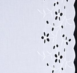 Vyšívaná látka madeira bordurová výšivka velká