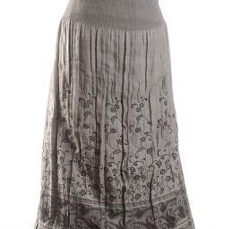 Žakárová látka na sukně oboustranná černá/bílá II.jakost