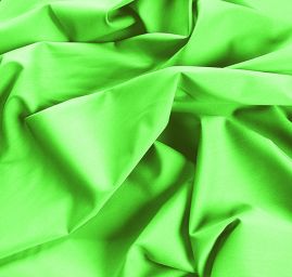 Bavlněná látka pružná jasně sv.zelené barvy