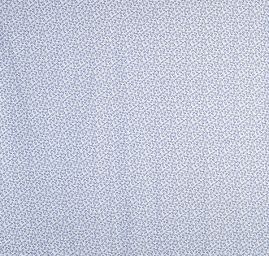 Bavlněná látka modrotisk lístečky/modrá bílá