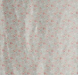 Efektné látka imitácia hodvábu kvetinový motív pistácie