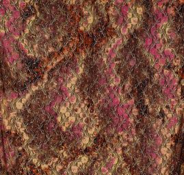 Pružná tylová krajka květinový vzor tisk/stříbrná výšivka 