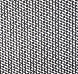 Imitace buretu digitální tisk artdecový vzor černá/bílá