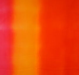 Šifon duhový červený/oranžový/fuchsiový