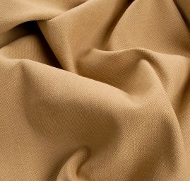 Bavlna len pevnější látka hnědá