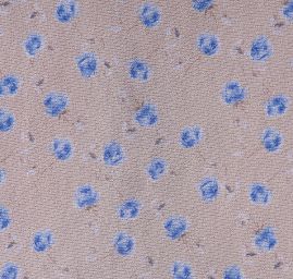 Pletenina žoržetového vzhledu tisk drobné květy