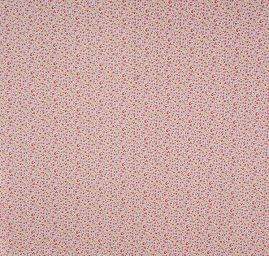 Šifon plisé drobné kytičky