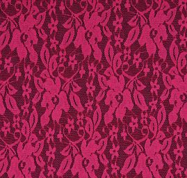 Pružná krajak květinový moti sytě růžová