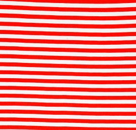 Jemný viskozový úplet proužek červeno/bílý