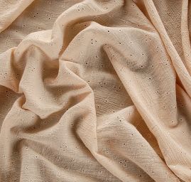 Madeira drobná výšivka béžová