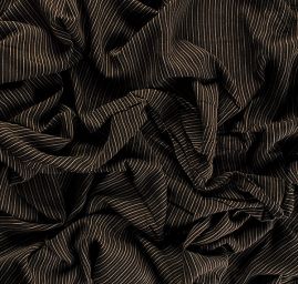 Bavlněný žakár proužky hnědý