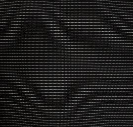 Bavlněná košilová látka žakár proužky černá/šedá