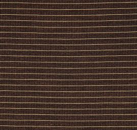 Viskózová látka žakár proužky hnědá