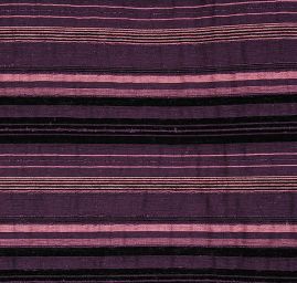 Bavlněný žakár proužky fialový