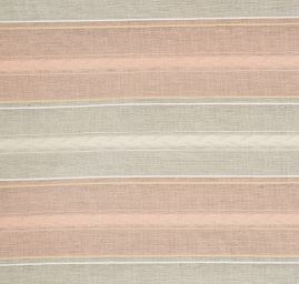 Bavlněný žakárový etamín pudrová/smetanová