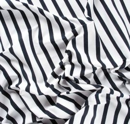 Úplet bavlněný modré pruhy