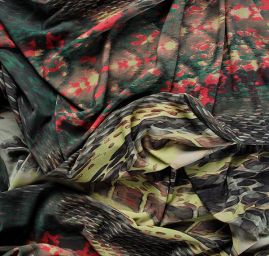 Úplet viskoza zvířecí vzor