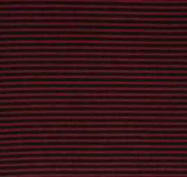 Úplet viskozový matný proužek vínovočervený