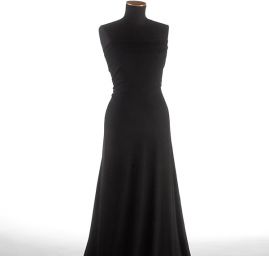 Úplet viskozový lesklý černý