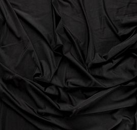 Úplet viskozový lesklý černý