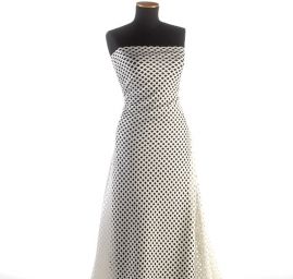 Úplet prořezávaný geometrický vzor bilý