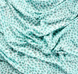 Úplet viskozový matný falešný zvířecí vzor