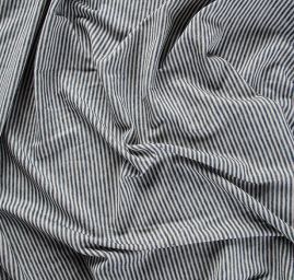 Úplet bavlněný úzké proužky modré