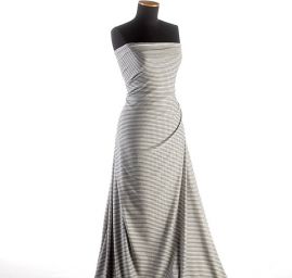 Úplet bavlněný jemné proužky