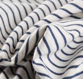 Úplet bavlněný jemné proužky