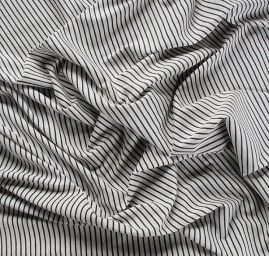 Úplet bavlněný jemné proužky